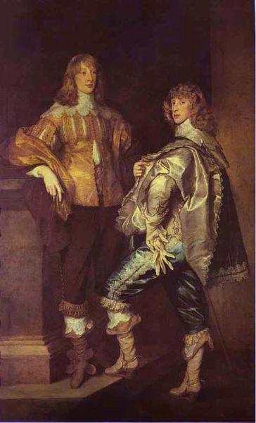 Anthony Van Dyck Portrait of Lord John Stuart and his brother Lord Bernard Stuart oil painting image